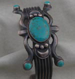 Turquoise Bracelet in solid sterling silver