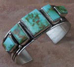 Royston Turquoise Bracelet in solid sterling silver