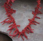 Genuine Navajo Red Coral Necklace