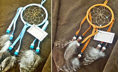 Handcrafted 3 inch Dreamcatchers