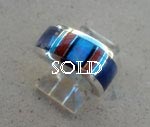 Genuine Navajo Sterling Silver and Lapis, Turquoise with Opal, Coral and Black Onyx