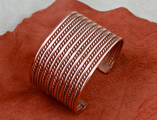Navajo Solid Copper Bracelet