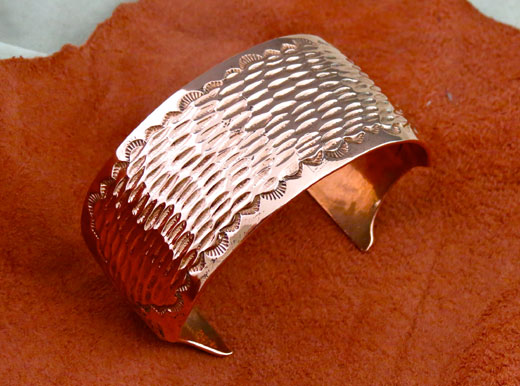 Navajo Solid Copper Bracelet