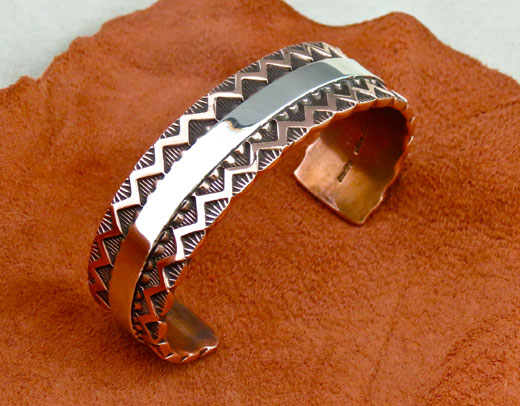 Navajo Solid Copper Bracelet
