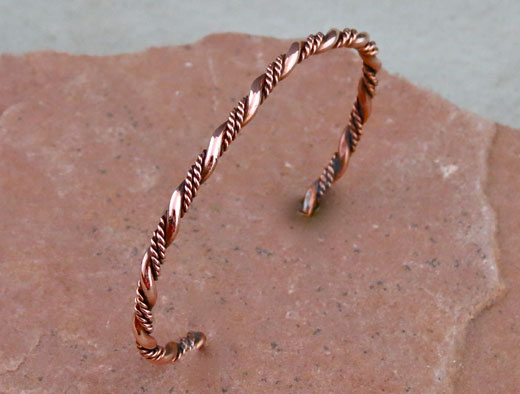 Navajo Solid Copper Bracelet