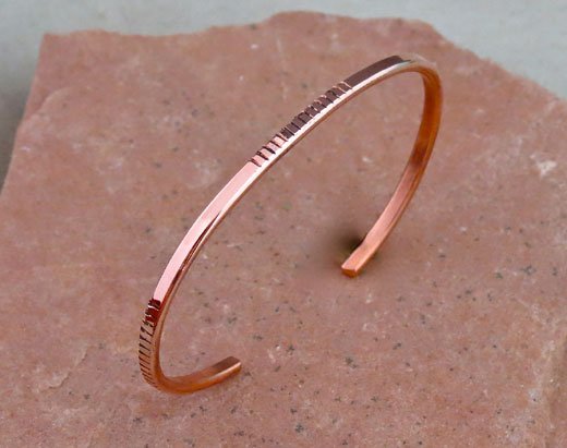Navajo Solid Copper Bracelet