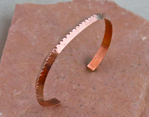 Navajo Solid Copper Bracelet