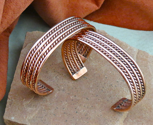 Navajo Solid Copper Bracelet
