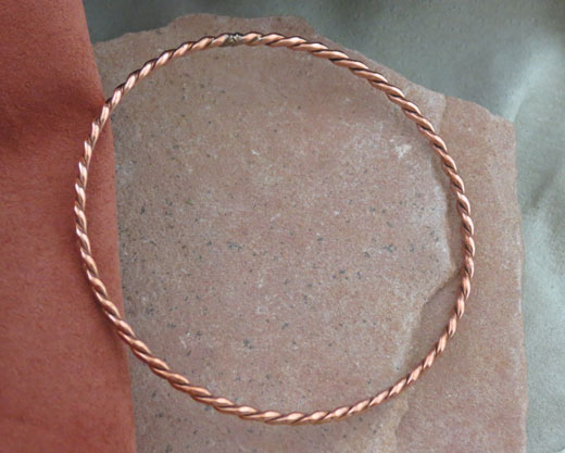Navajo Solid Copper Bracelet