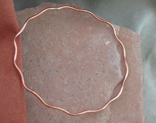 Navajo Solid Copper Bracelet