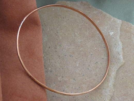Navajo Solid Copper Bracelet