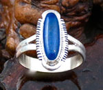 Genuine Navajo Sterling Silver and Lapis Ring