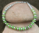 Sterling Silver Gaspeite Necklace