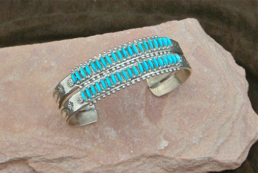 Silver bracelet - Sleeping Beauty Turquoise
