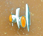 Genuine Navajo Sterling Silver and Spiny Oyster Ring