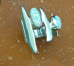 Genuine Navajo Sterling Silver and Opal Ring