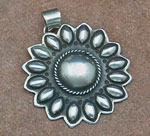 Genuine Navajo Sterling Silver Pendant