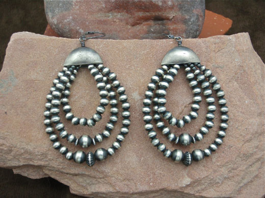 Sterling Silver Bead Earrings