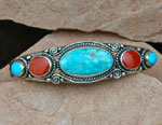 Genuine Navajo Turquoise Sterling Silver Bracelet