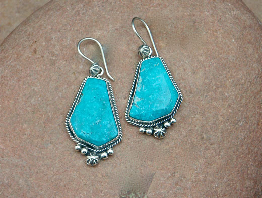 Sterling Silver Turquoise Earrings