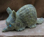 Zuni Hand-carved armadillo Fetish