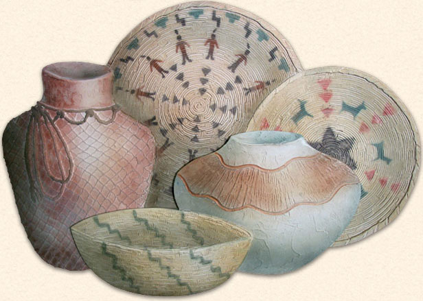 Native American Baskets Wall Art