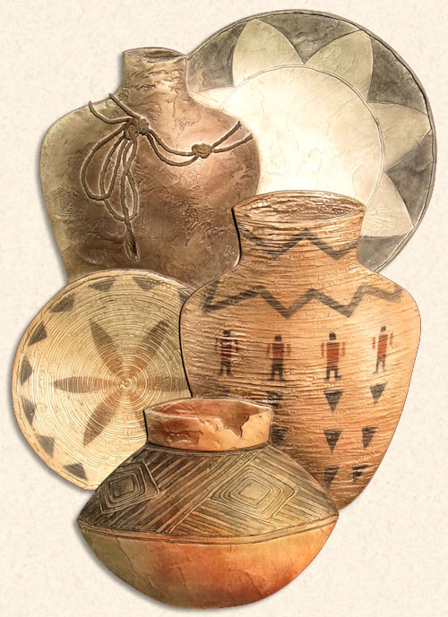 Native American Baskets Wall Art