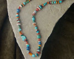 Genuine Native American Turquoise and Multi-stone Beaded Necklace