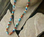 Genuine Native American Turquoise and Multi-stone Beaded Necklace