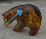 Zuni Hand-carved Bear Fetish