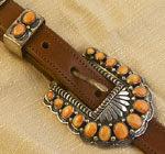 Genuine Navajo indian belt buckle