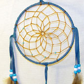 Blue 6 inch Dream Catcher
