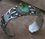 Kings Manassa Turquoise Bracelet in solid sterling silver