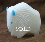 Zuni Hand-carved Buffalo Fetish