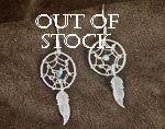 Sterling Silver and Turquoise Dream Catcher Earrings