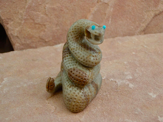 Zuni Hand-carved Snake Fetish