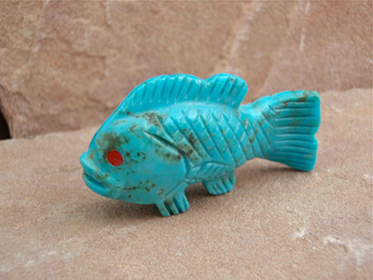 Zuni Hand-carved Fish Fetish