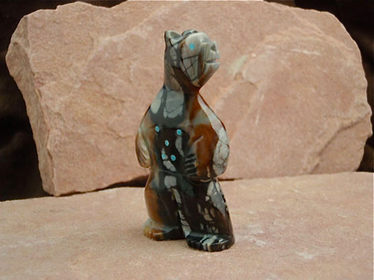 Zuni Hand-carved Bear Fetish