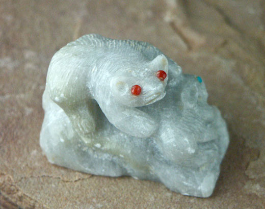 Zuni Hand-carved Alabaster Badger