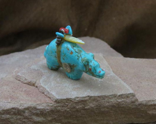 Zuni Hand-carved Bear Fetish