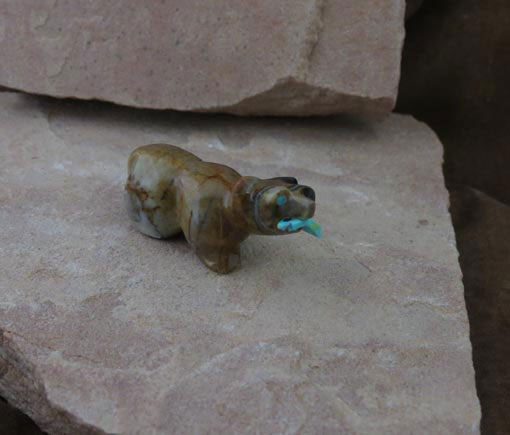 Zuni Hand-carved Bear Fetish