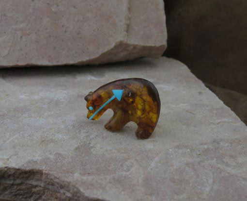 Zuni Hand-carved Bear Fetish