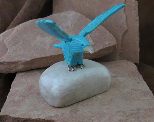 Zuni Hand-carved Eagle Fetish