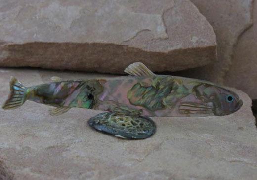 Zuni Hand-carved Fish Fetish
