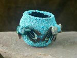 Zuni Hand-carved Turquoise Bowl Fetish