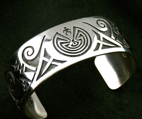 Hopi Solid Sterling Silver Bracelet