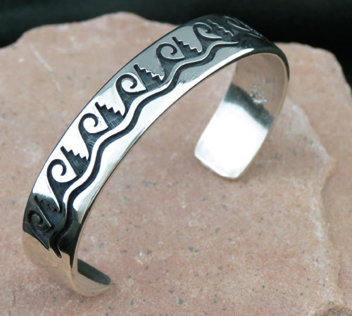 Hopi Solid Sterling Silver Bracelet