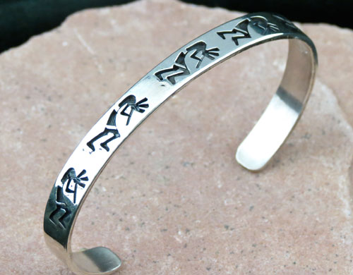 Hopi Solid Sterling Silver Bracelet