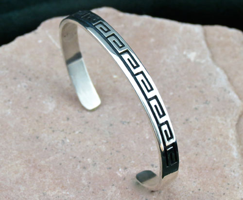 Hopi Solid Sterling Silver Bracelet