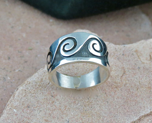 Hopi Solid Sterling Silver Ring